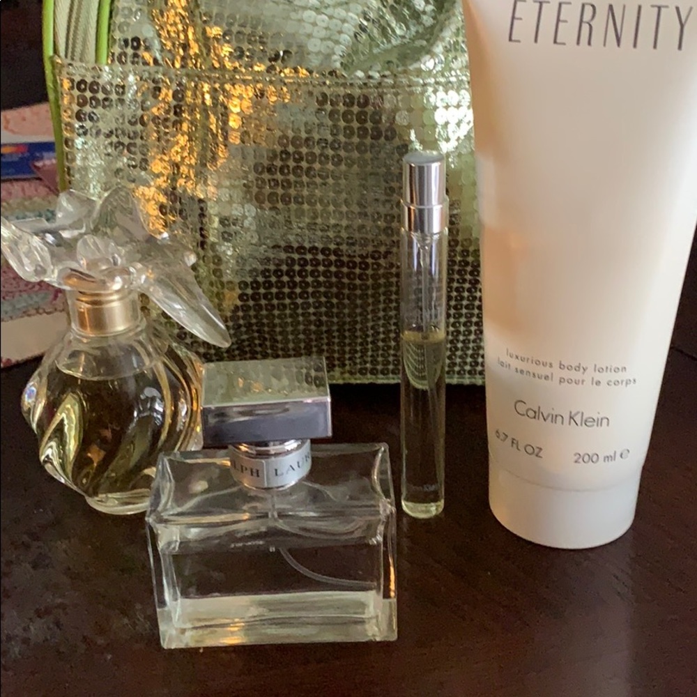 Ralph Lauren set , Calvin Klein , Nina Ricci